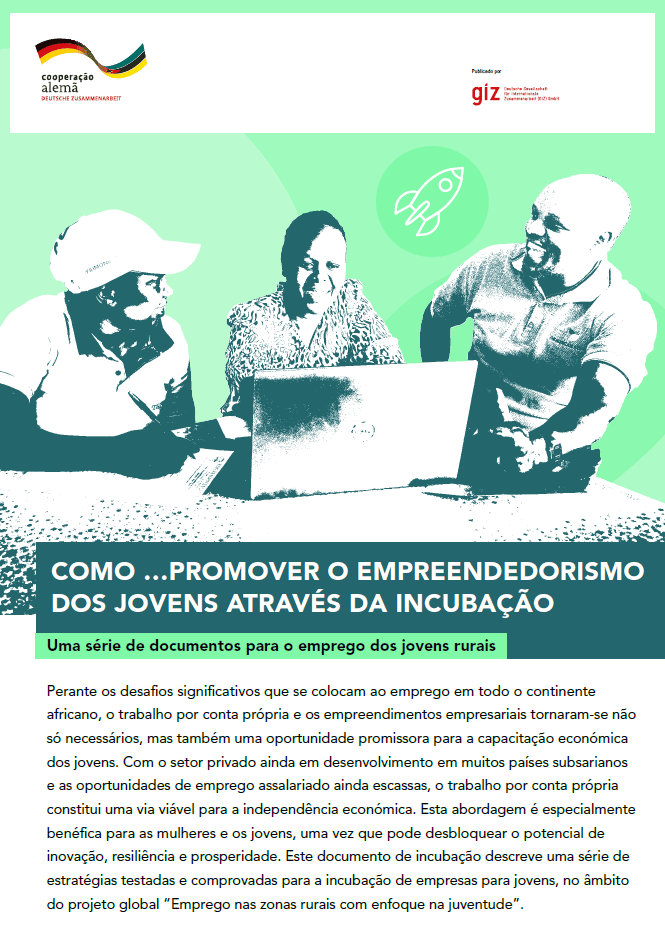 Descobrir estratégias comprovadas de incubação de empresas para jovens para promover o autoemprego e a independência económica, especialmente para mulheres e jovens na África Subsariana.